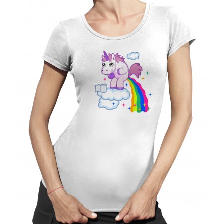 Tee-Shirt Femme Licorne Prout