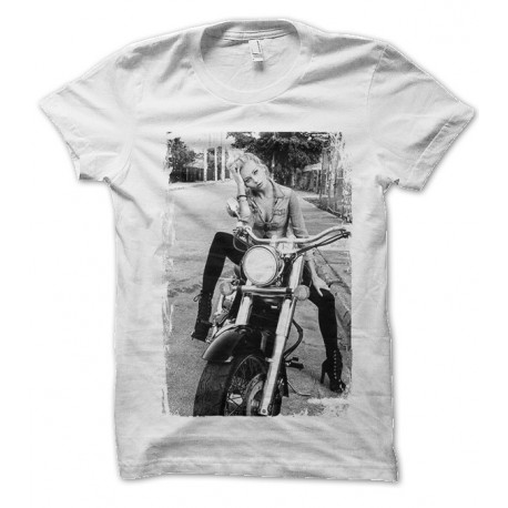 Tee Shirt Tee Shirt Girl's Biker on Harley Davidson