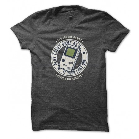 Tee Shirt old school Geek gameboy