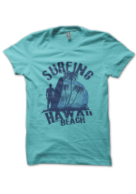 Tee Shirt Surfing Hawaii Beach