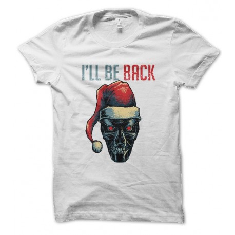 Tee Shirt Terminator Noël, I'll be Back