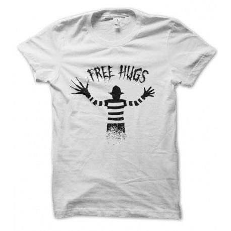 Tee Shirt Free Hugs, Freddy Krueger - Calins Gratuit 