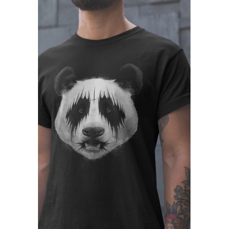 Tee Shirt Noir pour homme Original Black Metal Panda