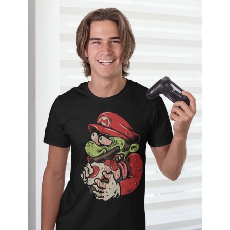  T-shirt original GeeK Mario Zombie