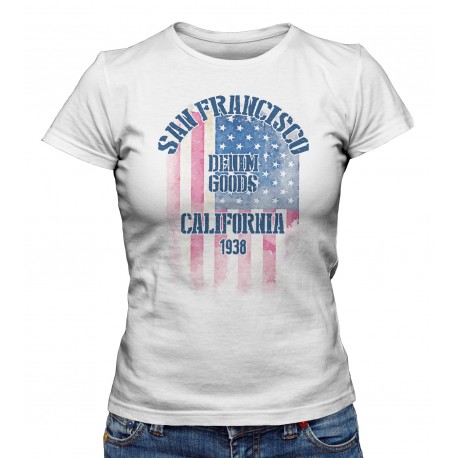 T-shirt Femme San Fransisco Denim Goods 1938