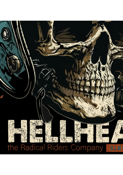 T-Shirt Hell Head, Vintage Skull - since 1972