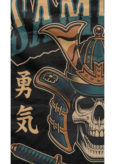 Tee Shirt Samouraï, Tokyo Japanese Warrior