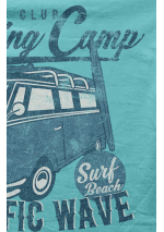 Tee Shirt Vintage Surfing Camp, Pacific Wave Surf Club, Los Angeles