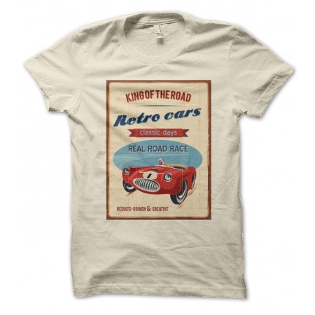 T-shirt vintage King of the Retro Cars Classics