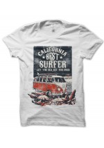 Tee Shirt California Best Surfer Minivan
