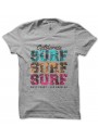 Tee Shirt California Surf Surf Surf West Coast Los Angeles