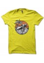 T-Shirt Surfer Skeleton on the beach