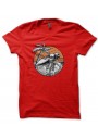 T-Shirt Surfer Skeleton on the beach