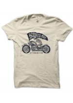 T-Shirt Skeleton Born to Ride, Skull Rider