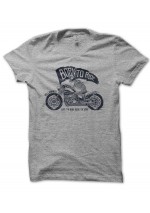 T-Shirt Skeleton Born to Ride, Skull Rider