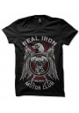 Tee Shirt Noir Real Iron, Motor Club