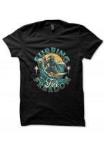 Tee Shirt Surfing for Freedom, SkullWave