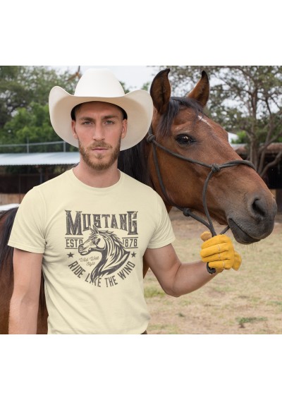 T-Shirt Mustang Ride like the wind