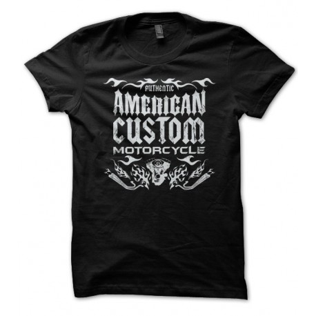 T-shirt Authentic American Custom Motorcycle