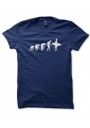 T-shirt Evolution de l'homme en Surfer