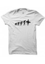 T-shirt Evolution de l'homme en Surfer