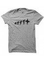 T-shirt Evolution de l'homme en Surfer