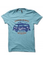 Tee Shirt Adventure unlimited, Van Surfer Malibu Beach