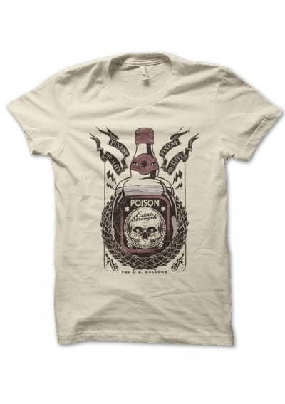 Tee Shirt Poison Extra Strenght Skull