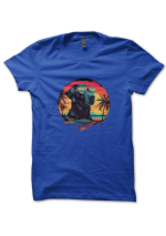 Tee Shirt Labrador Sunset LifeStyle
