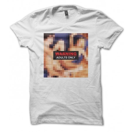 T-Shirt Adult Only, effet d'optique Sexy Pixel Art