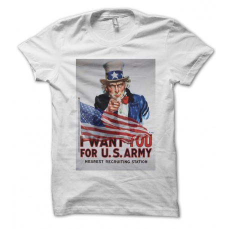 T-shirt I want you for US Army, Uncle Sam