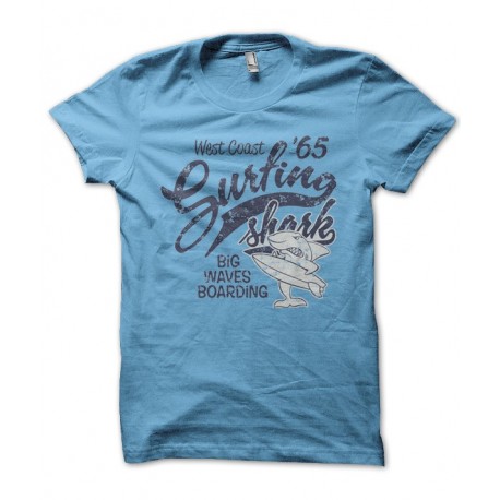 T-shirt Surfing ' Shark West Coast