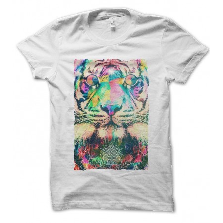 T-shirt Tigre Light, psychédélique Arts