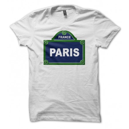 T-shirt panneau arondissement de Paris, France