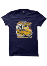 Tee Shirt Vintage Classic Racing Car 1970