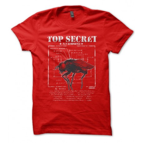 T-shirt Top Secret, Shéma secret du fonctionnement d'une mouche