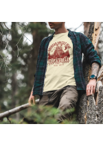 Tee Shirt Vintage American Grizzly Bear, YellowStone